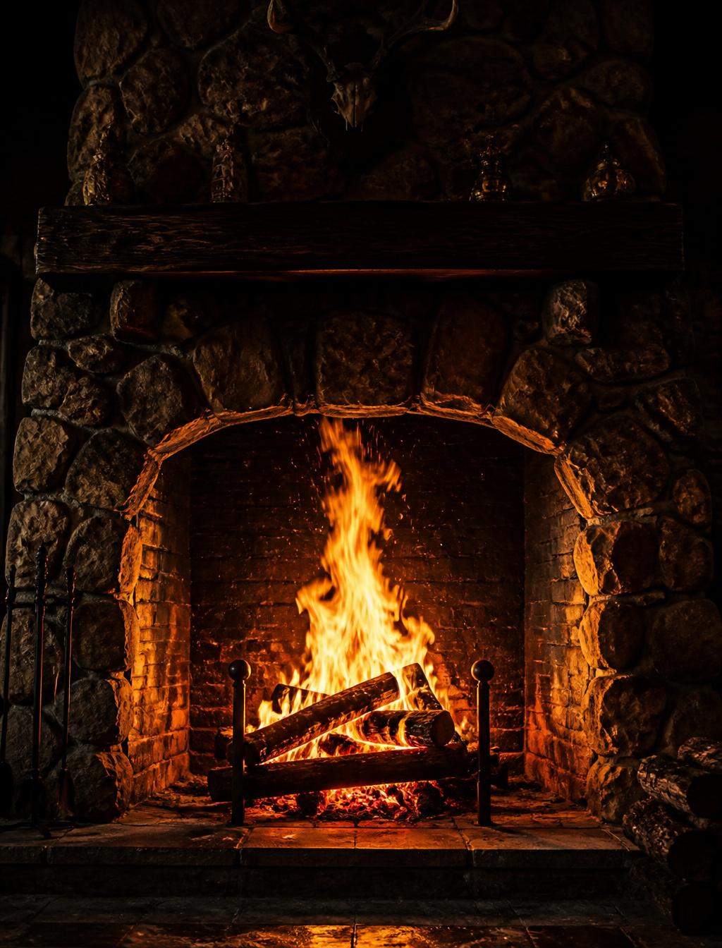 Dreamy Fireplace