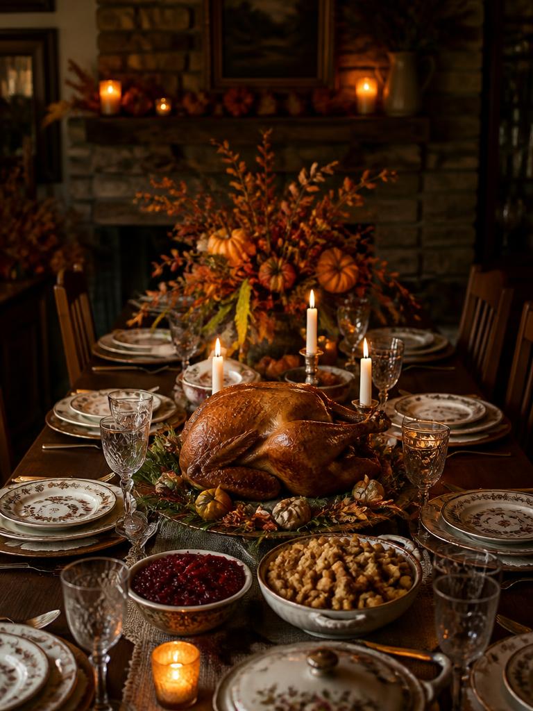 Harvest Dinner Table